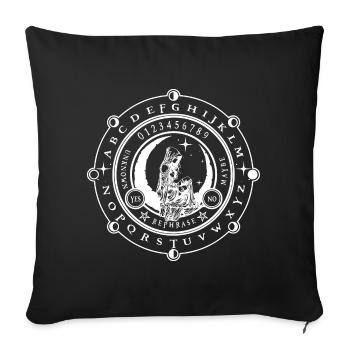 Pendulum Board Moon Girl - Sofa pillowcase 17,3'' x 17,3'' (45 x 45 cm) - black - Front