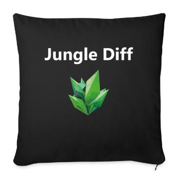 League Legend Jungle Diff White - Sofa pillowcase 17,3'' x 17,3'' (45 x 45 cm) - black - Front