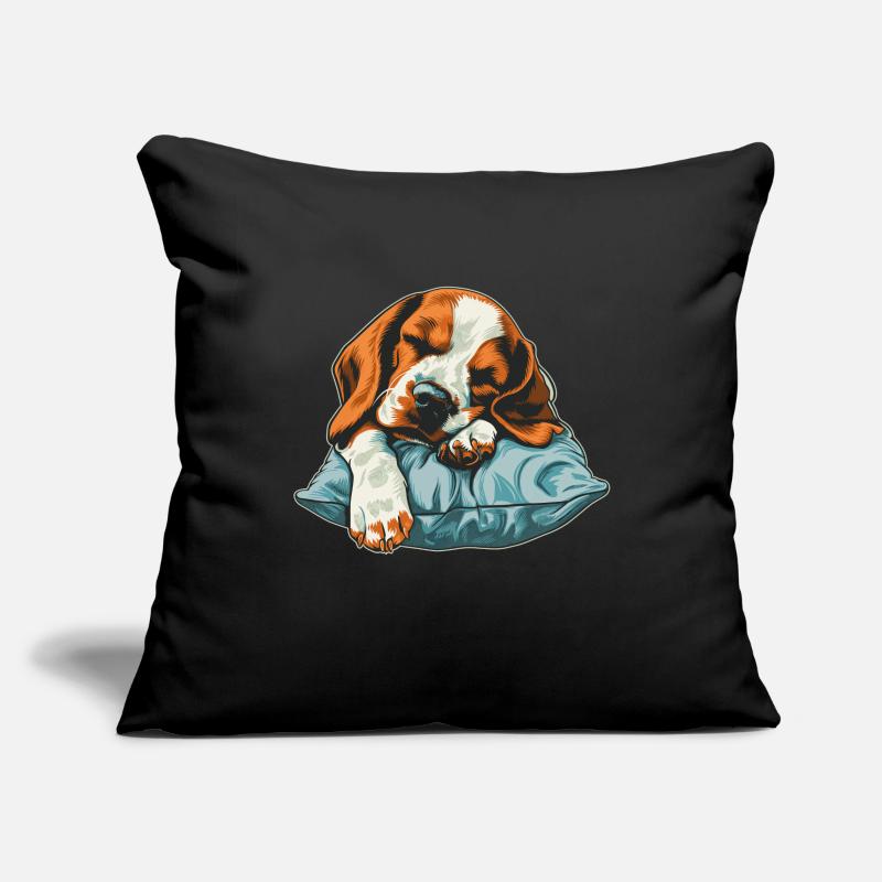 Sleeping Beagle Sofa pillowcase 17,3'' x 17,3'' (45 x 45 cm)