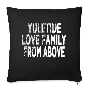 gift idea gift ideas quote statement humor - Sofakissenbezug 45 x 45 cm - Schwarz - Vorne