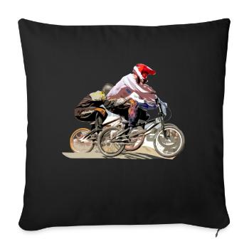 BMX - Sofa pillowcase 17,3'' x 17,3'' (45 x 45 cm) - black - Front