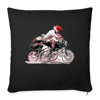 BMX - Sofa pillowcase 17,3'' x 17,3'' (45 x 45 cm) - black - Front