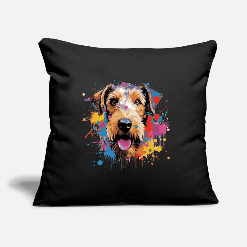 Wirehaired Fox Terrier Sofa pillowcase 17,3'' x 17,3'' (45 x 45 cm)