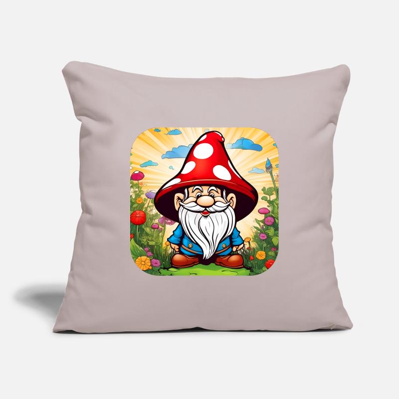 Cute Toadstool Leprechaun Sofa pillowcase 17,3'' x 17,3'' (45 x 45 cm)