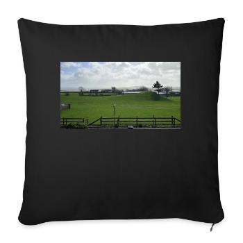 Landscape - Sofa pillowcase 17,3'' x 17,3'' (45 x 45 cm) - black - Front