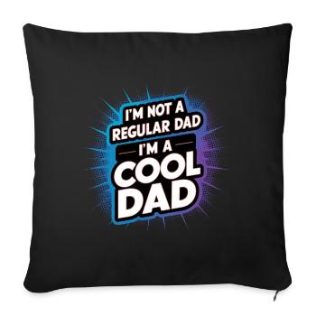 Cool Dad Saying Father's Day Best Dad - Sofa pillowcase 17,3'' x 17,3'' (45 x 45 cm) - black - Front