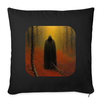 Sinister Demon - Sofa pillowcase 17,3'' x 17,3'' (45 x 45 cm) - black - Front