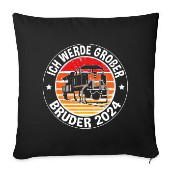Big Brother 2024 - Sofa pillowcase 17,3'' x 17,3'' (45 x 45 cm) - black - Front