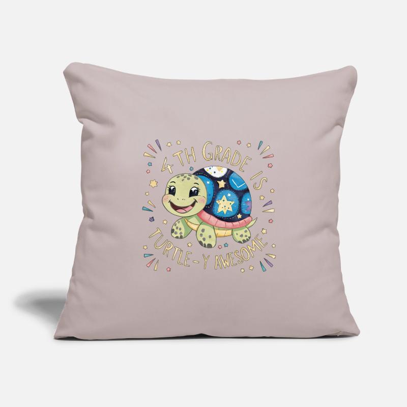 4th Grade Is Turtle-y Awesome Sofa pillowcase 17,3'' x 17,3'' (45 x 45 cm)