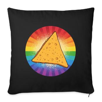 LGBTQ Nacho - Housse de coussin décorative 45 x 45 cm - noir - Devant