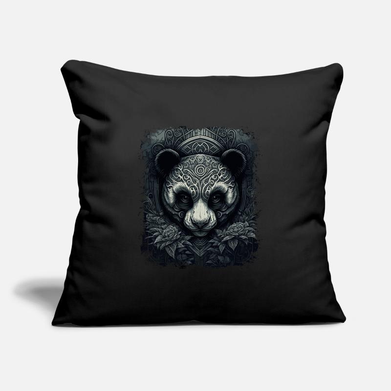 Panda Kunst Sofakissenbezug 45 x 45 cm
