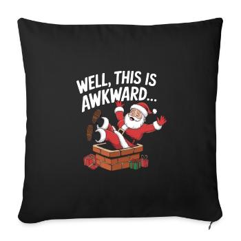 Eh bien, c’est gênant - Housse de coussin décorative 45 x 45 cm - noir - Devant