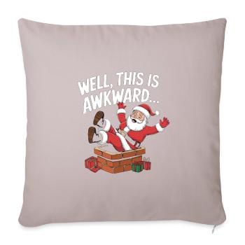 Well This Is Awkward - Sofa pillowcase 17,3'' x 17,3'' (45 x 45 cm) - light taupe - Front