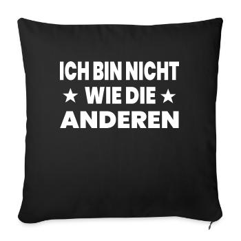 Party - Sofakissenbezug 45 x 45 cm - Schwarz - Vorne