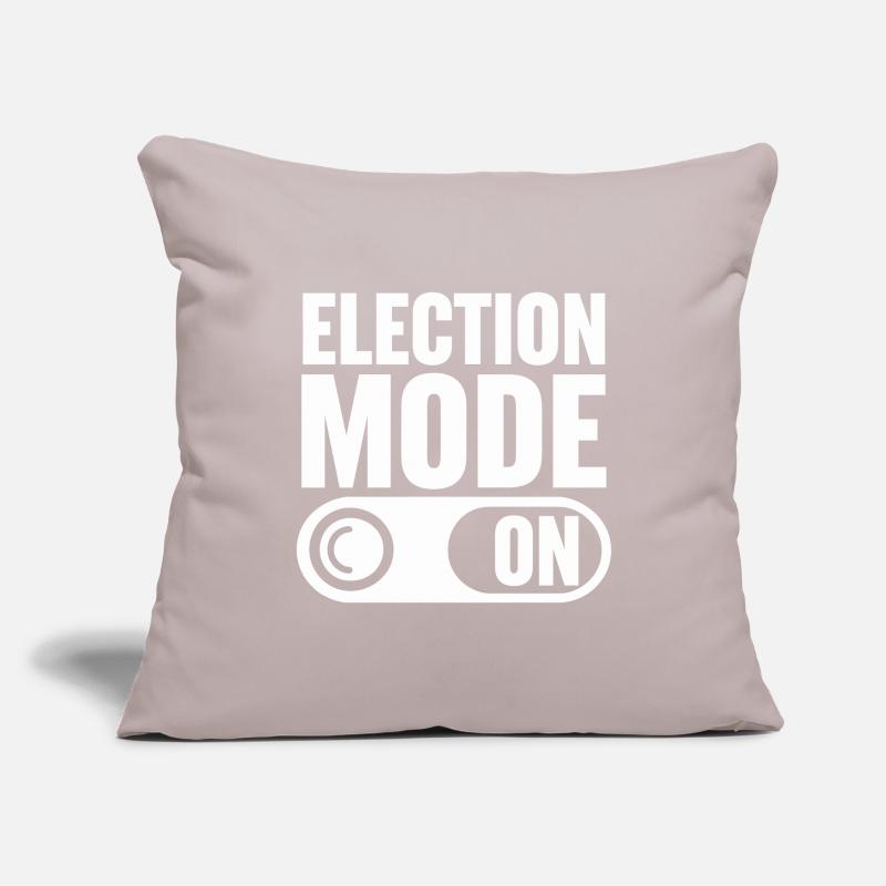 Mode électoral activé Housse de coussin décorative 45 x 45 cm