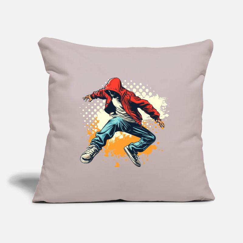 Breakdancer Graphic Sofa pillowcase 17,3'' x 17,3'' (45 x 45 cm)