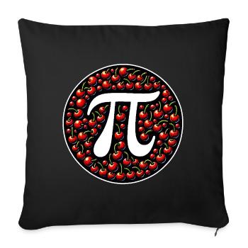 Pi Day Motiv Mathematikfans Lehrer Studenten - Sofakissenbezug 45 x 45 cm - Schwarz - Vorne