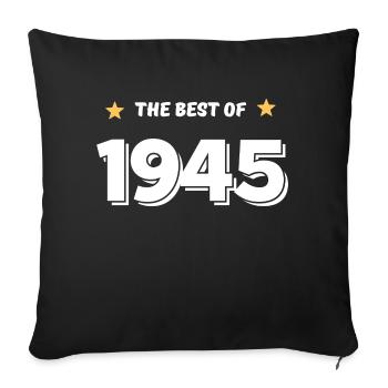 Best of 1945 - Sofa pillowcase 17,3'' x 17,3'' (45 x 45 cm) - black - Front