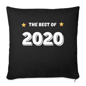 Best of 2020 - Housse de coussin décorative 45 x 45 cm - noir - Devant
