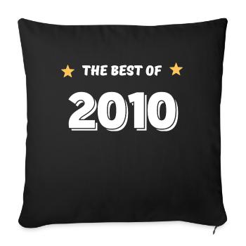 Best of 2010 - Sofa pillowcase 17,3'' x 17,3'' (45 x 45 cm) - black - Front