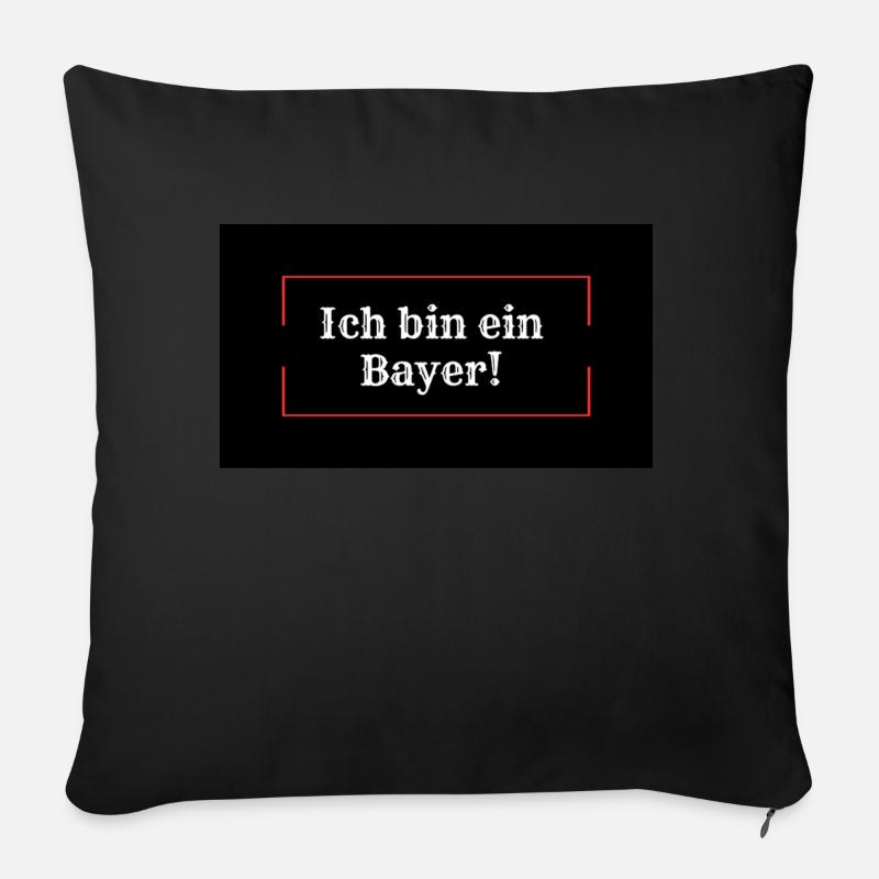 Bayern 1# - Sofakissenbezug 45 x 45 cm - Schwarz