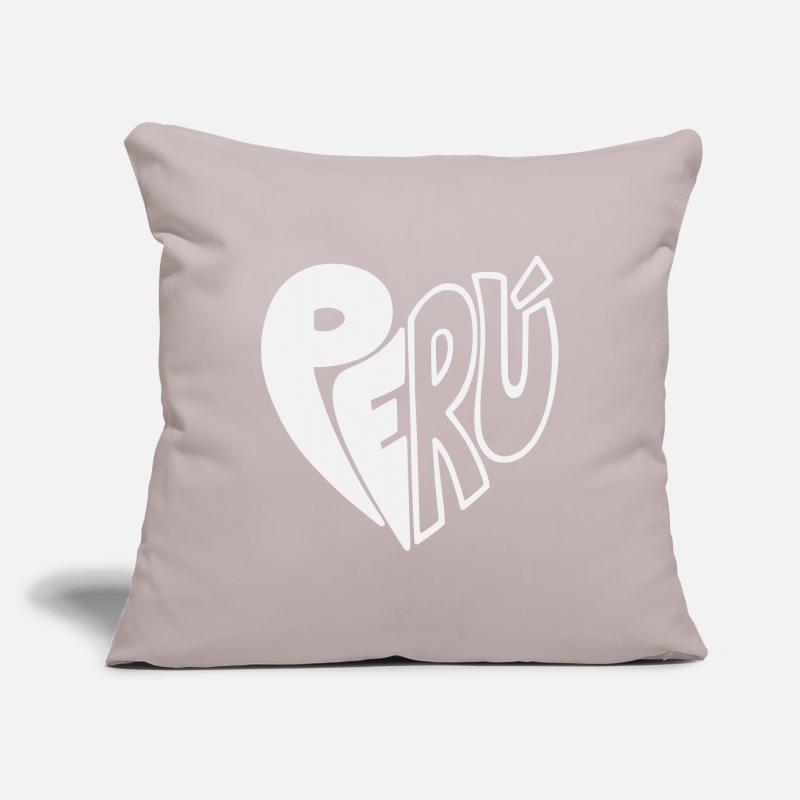 Peru Hand Drawn Logo - Color Variable Sofa pillowcase 17,3'' x 17,3'' (45 x 45 cm)