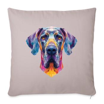 Great Dane - Sofa pillowcase 17,3'' x 17,3'' (45 x 45 cm) - light taupe - Front