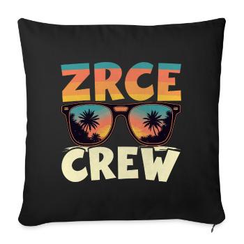 Zrce Party Crew - Sofakissenbezug 45 x 45 cm - Schwarz - Vorne