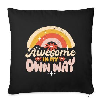 Awesome Ladies - Sofa pillowcase 17,3'' x 17,3'' (45 x 45 cm) - black - Front