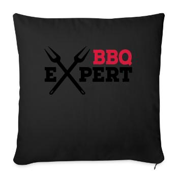 Grill - Sofa pillowcase 17,3'' x 17,3'' (45 x 45 cm) - black - Front