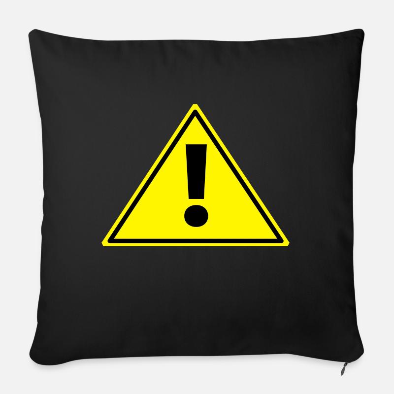 Note - Sofa pillowcase 17,3'' x 17,3'' (45 x 45 cm) - black