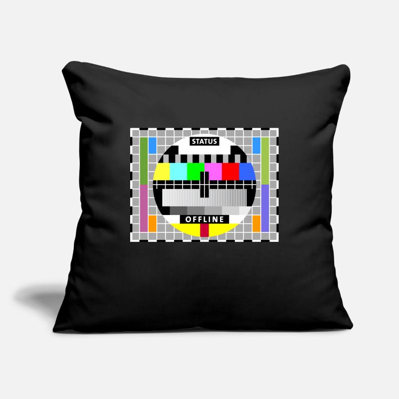 Testbild Display screen test card offline Big Bang Sofakissenbezug 45 x 45 cm