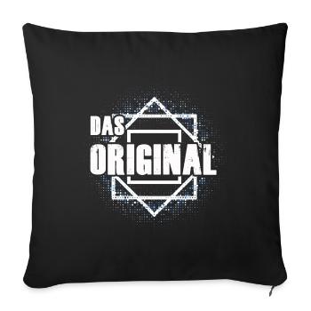 Das Original Partnershirt - Sofakissenbezug 45 x 45 cm - Schwarz - Vorne