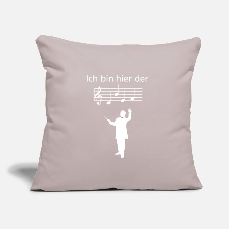 Ich bin hier der Chef Geschenk Dirigent Chorleiter Sofakissenbezug 45 x 45 cm