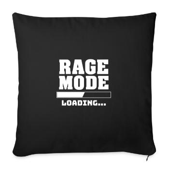 Rage Mode Loading - Sofakissenbezug 45 x 45 cm - Schwarz - Vorne
