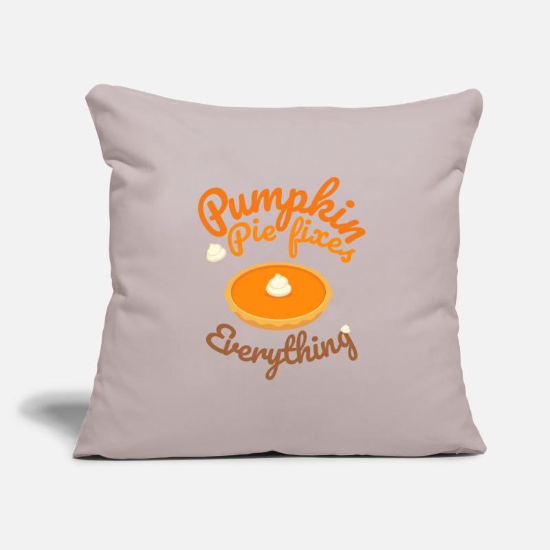 Pumpkin Pie Fixes Everything - Pumpkin Halloween Sofa pillowcase 17,3'' x 17,3'' (45 x 45 cm)