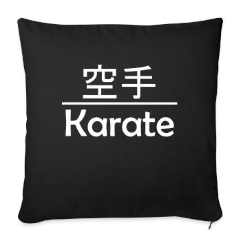 Karate - Sofakissenbezug 45 x 45 cm - Schwarz - Vorne