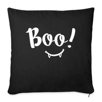 horror - Sofa pillowcase 17,3'' x 17,3'' (45 x 45 cm) - black - Front