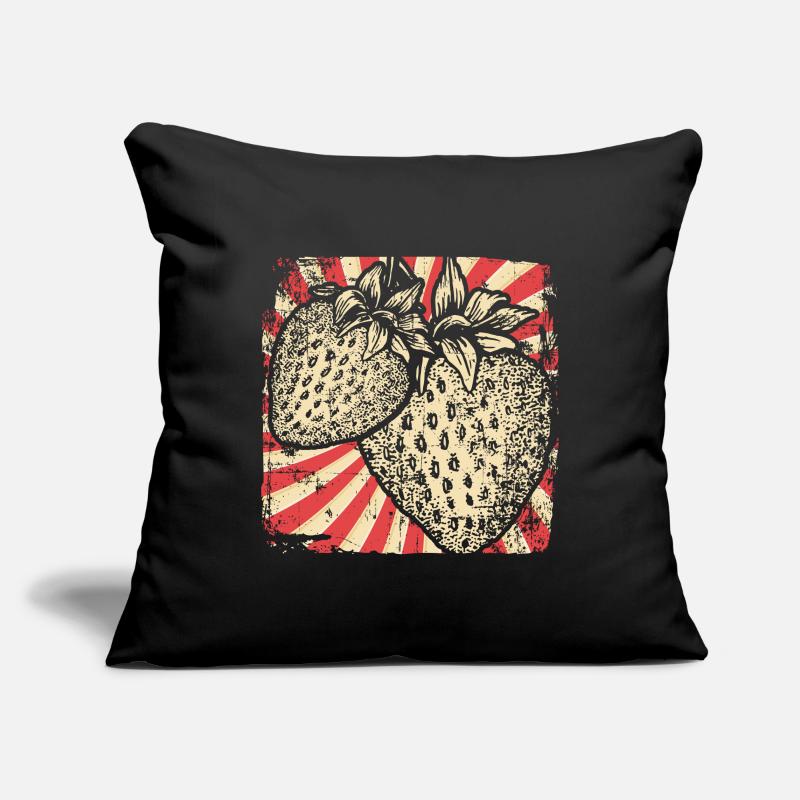 Erdbeere Obst Sofakissenbezug 45 x 45 cm