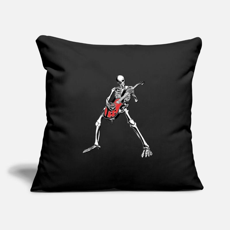Skelleton Guitar Sofakissenbezug 45 x 45 cm