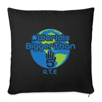 Monde 5 Cinq Tendance Erdogan - Housse de coussin décorative 45 x 45 cm - noir - Devant