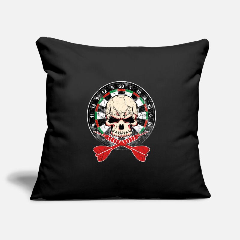 Fléchettes de fléchettes cadeau fléchettes flèche de lance crâne Housse de coussin décorative 45 x 45 cm
