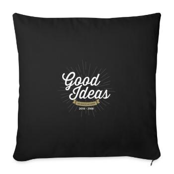 JOB: Gute Ideen - so gut wie neu / Geschenk - Sofakissenbezug 45 x 45 cm - Schwarz - Vorne