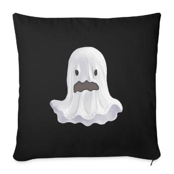 Ghost T-Shirt - Housse de coussin décorative 45 x 45 cm - noir - Devant