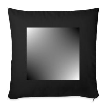 Modèle de texture de fond gris Personnaliser - Housse de coussin décorative 45 x 45 cm - noir - Devant