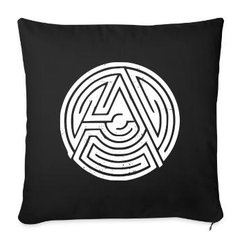 anarchy - Sofakissenbezug 45 x 45 cm - Schwarz - Vorne