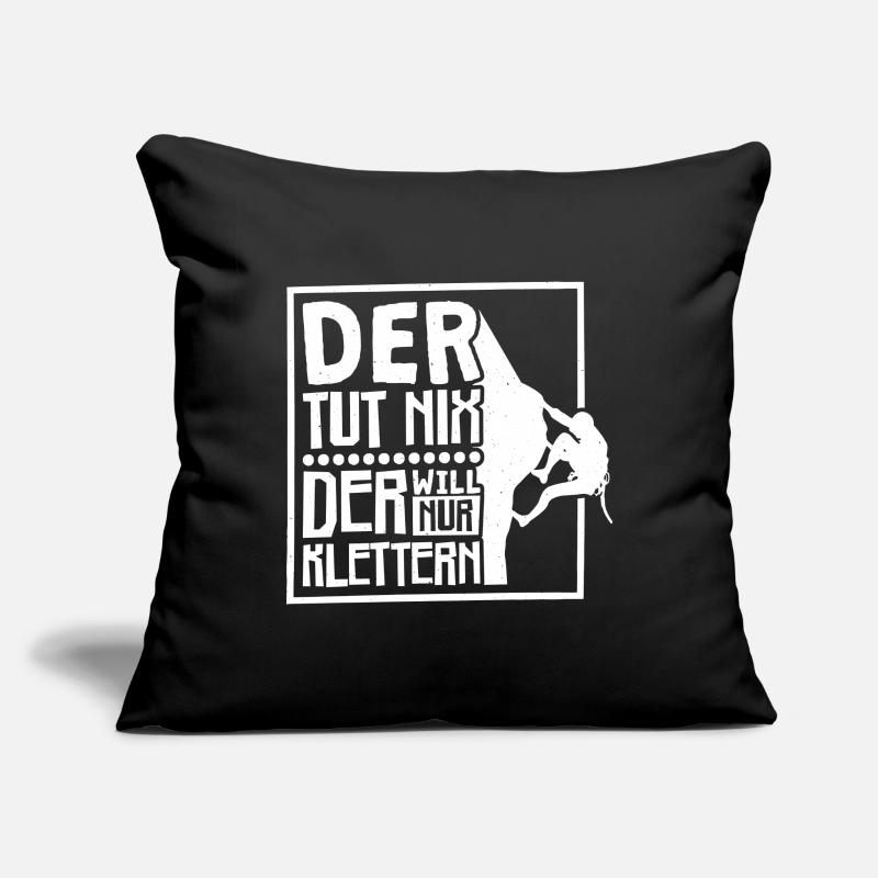 Berg Klettern Bergsteigen Kletterer Sofakissenbezug 45 x 45 cm
