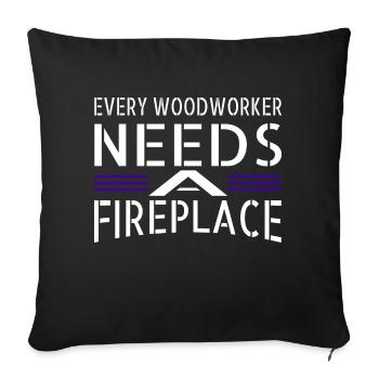 présenter des outils de marteau-piqueur d’apprenti geek - Housse de coussin décorative 45 x 45 cm - noir - Devant