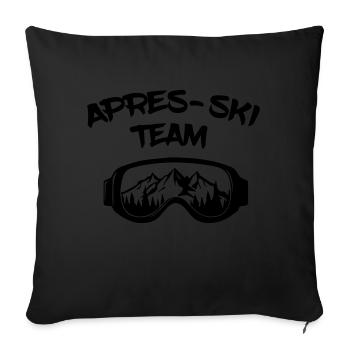 Apres Ski Team - Sofakissenbezug 45 x 45 cm - Schwarz - Vorne