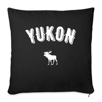 Yukon - Sofa pillowcase 17,3'' x 17,3'' (45 x 45 cm) - black - Front